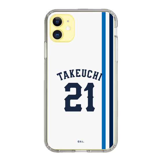 スリムプロテクションケース［ 埼玉西武ライオンズ- #21 TAKEUCHI - ホーム ］