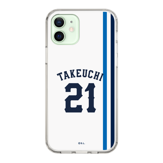 スリムプロテクションケース［ 埼玉西武ライオンズ- #21 TAKEUCHI - ホーム ］