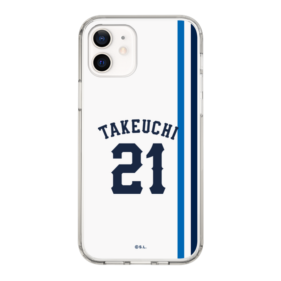 スリムプロテクションケース［ 埼玉西武ライオンズ- #21 TAKEUCHI - ホーム ］