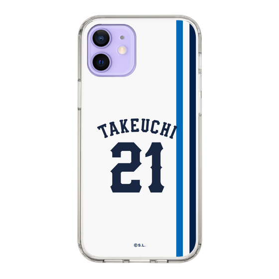 スリムプロテクションケース［ 埼玉西武ライオンズ- #21 TAKEUCHI - ホーム ］