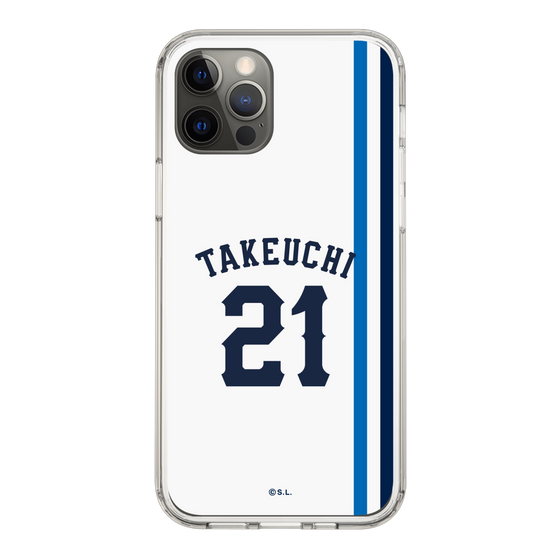 スリムプロテクションケース［ 埼玉西武ライオンズ- #21 TAKEUCHI - ホーム ］