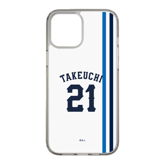 スリムプロテクションケース［ 埼玉西武ライオンズ- #21 TAKEUCHI - ホーム ］