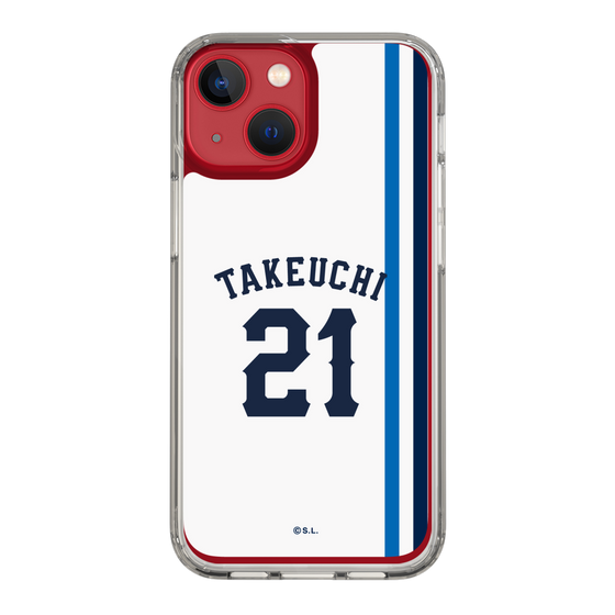スリムプロテクションケース［ 埼玉西武ライオンズ- #21 TAKEUCHI - ホーム ］
