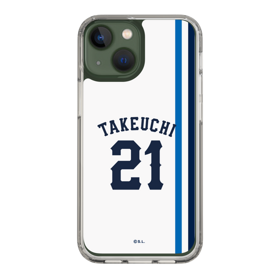 スリムプロテクションケース［ 埼玉西武ライオンズ- #21 TAKEUCHI - ホーム ］