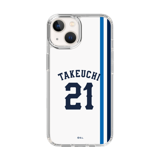 スリムプロテクションケース［ 埼玉西武ライオンズ- #21 TAKEUCHI - ホーム ］