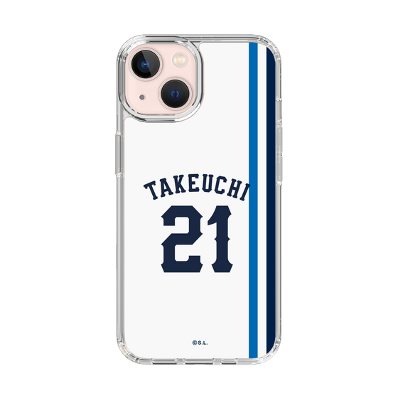 スリムプロテクションケース［ 埼玉西武ライオンズ- #21 TAKEUCHI - ホーム ］