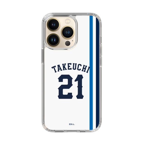 スリムプロテクションケース［ 埼玉西武ライオンズ- #21 TAKEUCHI - ホーム ］