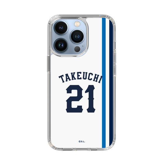 スリムプロテクションケース［ 埼玉西武ライオンズ- #21 TAKEUCHI - ホーム ］
