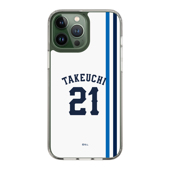 スリムプロテクションケース［ 埼玉西武ライオンズ- #21 TAKEUCHI - ホーム ］