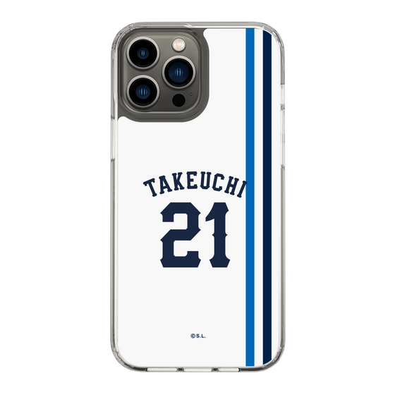 スリムプロテクションケース［ 埼玉西武ライオンズ- #21 TAKEUCHI - ホーム ］