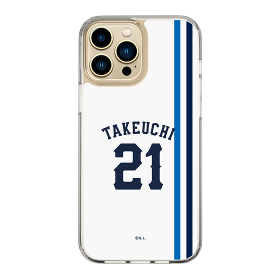 スリムプロテクションケース［ 埼玉西武ライオンズ- #21 TAKEUCHI - ホーム ］