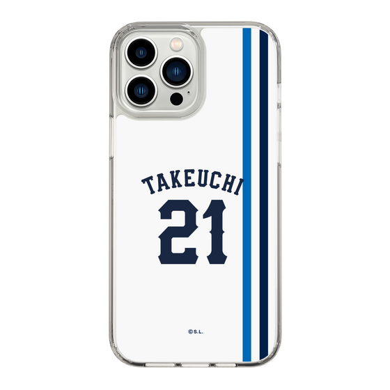 スリムプロテクションケース［ 埼玉西武ライオンズ- #21 TAKEUCHI - ホーム ］