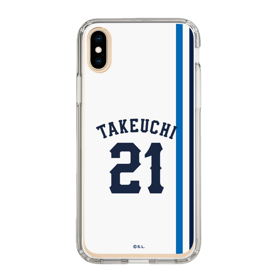 スリムプロテクションケース［ 埼玉西武ライオンズ- #21 TAKEUCHI - ホーム ］