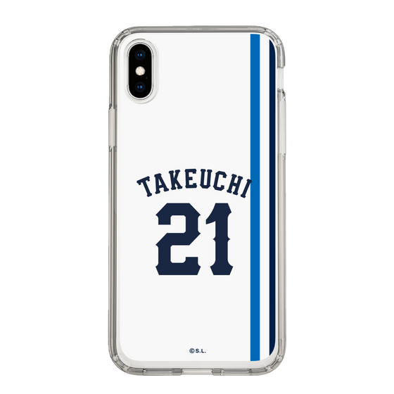 スリムプロテクションケース［ 埼玉西武ライオンズ- #21 TAKEUCHI - ホーム ］