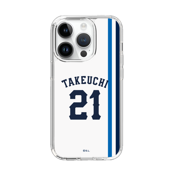 スリムプロテクションケース［ 埼玉西武ライオンズ- #21 TAKEUCHI - ホーム ］