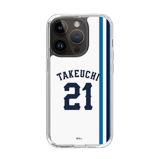 スリムプロテクションケース［ 埼玉西武ライオンズ- #21 TAKEUCHI - ホーム ］