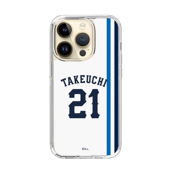 スリムプロテクションケース［ 埼玉西武ライオンズ- #21 TAKEUCHI - ホーム ］