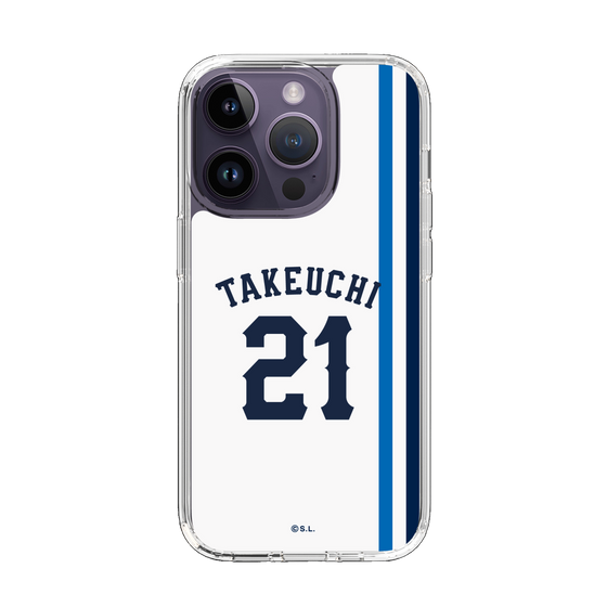 スリムプロテクションケース［ 埼玉西武ライオンズ- #21 TAKEUCHI - ホーム ］