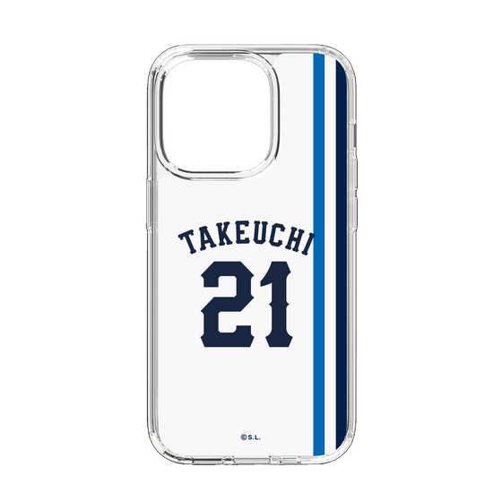スリムプロテクションケース［ 埼玉西武ライオンズ- #21 TAKEUCHI - ホーム ］