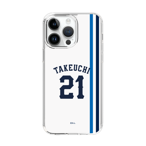 スリムプロテクションケース［ 埼玉西武ライオンズ- #21 TAKEUCHI - ホーム ］
