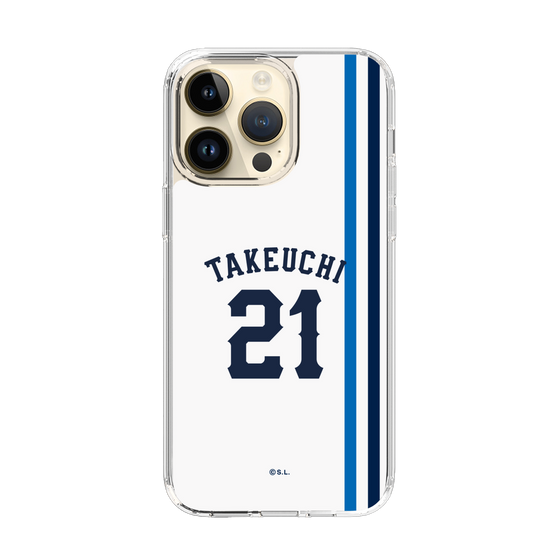 スリムプロテクションケース［ 埼玉西武ライオンズ- #21 TAKEUCHI - ホーム ］