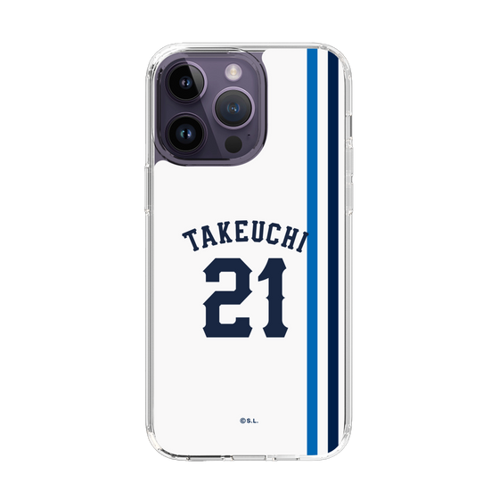 スリムプロテクションケース［ 埼玉西武ライオンズ- #21 TAKEUCHI - ホーム ］