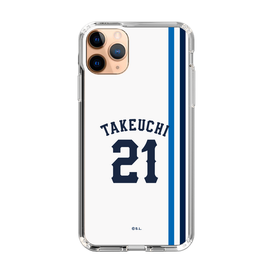 スリムプロテクションケース［ 埼玉西武ライオンズ- #21 TAKEUCHI - ホーム ］