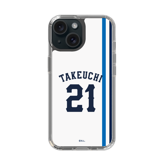 スリムプロテクションケース［ 埼玉西武ライオンズ- #21 TAKEUCHI - ホーム ］