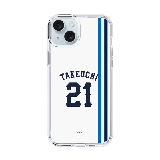 スリムプロテクションケース［ 埼玉西武ライオンズ- #21 TAKEUCHI - ホーム ］