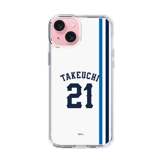 スリムプロテクションケース［ 埼玉西武ライオンズ- #21 TAKEUCHI - ホーム ］