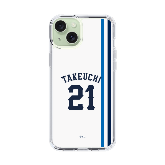スリムプロテクションケース［ 埼玉西武ライオンズ- #21 TAKEUCHI - ホーム ］