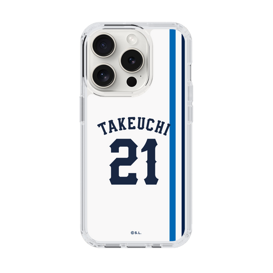 スリムプロテクションケース［ 埼玉西武ライオンズ- #21 TAKEUCHI - ホーム ］