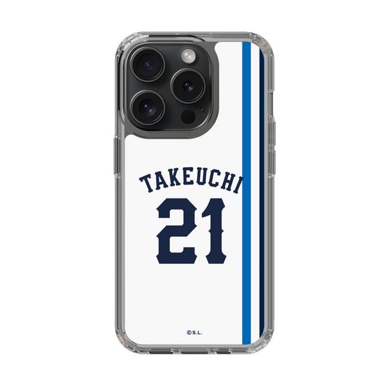 スリムプロテクションケース［ 埼玉西武ライオンズ- #21 TAKEUCHI - ホーム ］