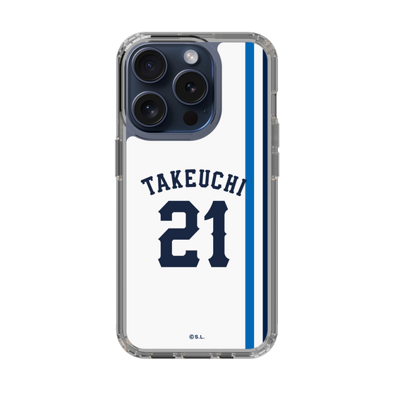 スリムプロテクションケース［ 埼玉西武ライオンズ- #21 TAKEUCHI - ホーム ］