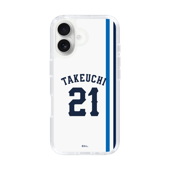 スリムプロテクションケース［ 埼玉西武ライオンズ- #21 TAKEUCHI - ホーム ］
