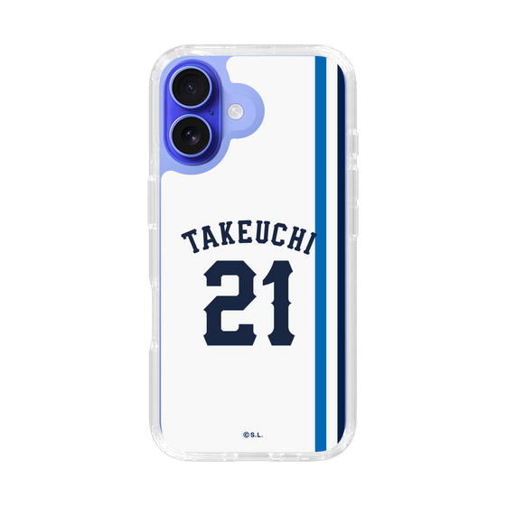 スリムプロテクションケース［ 埼玉西武ライオンズ- #21 TAKEUCHI - ホーム ］