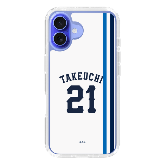 スリムプロテクションケース［ 埼玉西武ライオンズ- #21 TAKEUCHI - ホーム ］