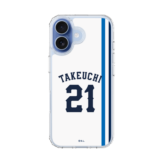 スリムプロテクションケース［ 埼玉西武ライオンズ- #21 TAKEUCHI - ホーム ］