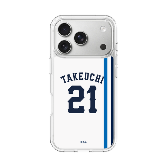 スリムプロテクションケース［ 埼玉西武ライオンズ- #21 TAKEUCHI - ホーム ］