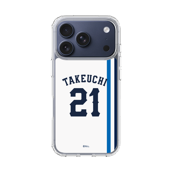 スリムプロテクションケース［ 埼玉西武ライオンズ- #21 TAKEUCHI - ホーム ］