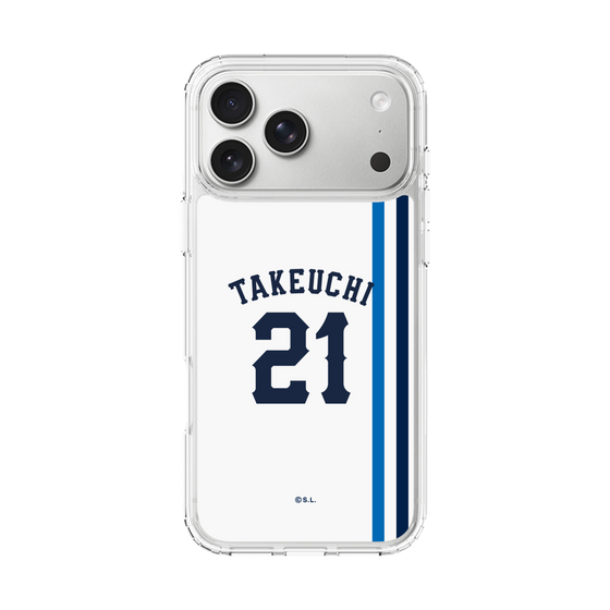 スリムプロテクションケース［ 埼玉西武ライオンズ- #21 TAKEUCHI - ホーム ］