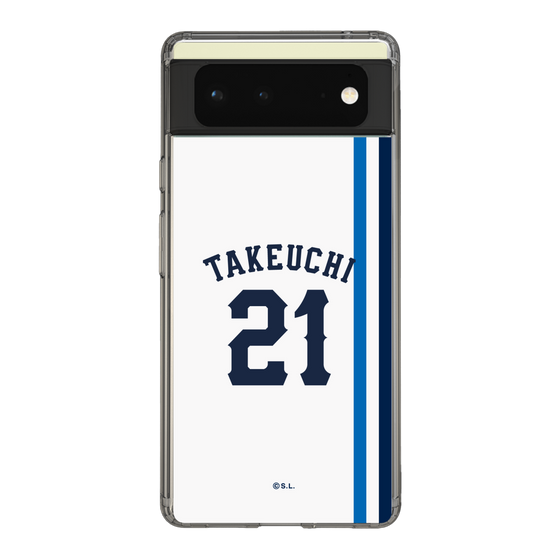 スリムプロテクションケース［ 埼玉西武ライオンズ- #21 TAKEUCHI - ホーム ］