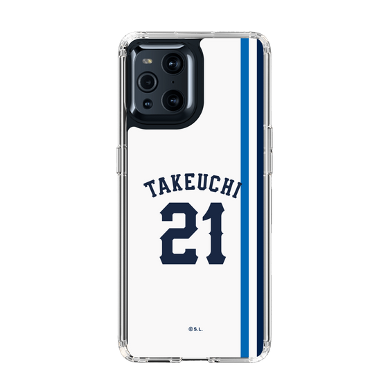 スリムプロテクションケース［ 埼玉西武ライオンズ- #21 TAKEUCHI - ホーム ］