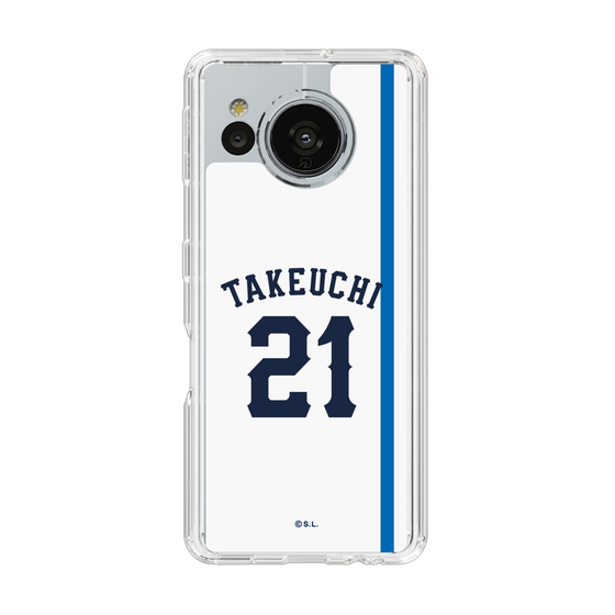 スリムプロテクションケース［ 埼玉西武ライオンズ- #21 TAKEUCHI - ホーム ］