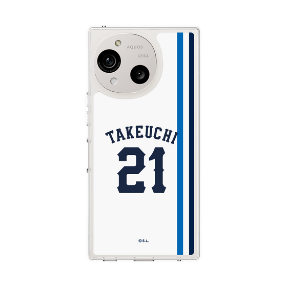 スリムプロテクションケース［ 埼玉西武ライオンズ- #21 TAKEUCHI - ホーム ］