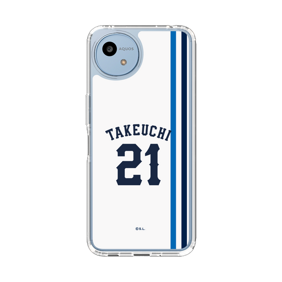 スリムプロテクションケース［ 埼玉西武ライオンズ- #21 TAKEUCHI - ホーム ］