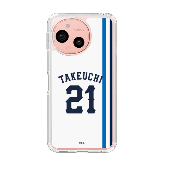 スリムプロテクションケース［ 埼玉西武ライオンズ- #21 TAKEUCHI - ホーム ］