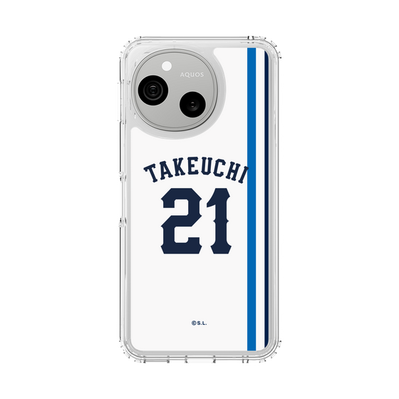 スリムプロテクションケース［ 埼玉西武ライオンズ- #21 TAKEUCHI - ホーム ］
