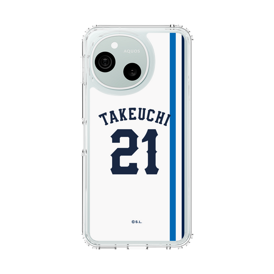 スリムプロテクションケース［ 埼玉西武ライオンズ- #21 TAKEUCHI - ホーム ］
