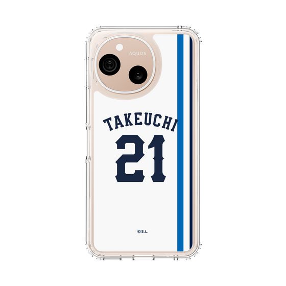 スリムプロテクションケース［ 埼玉西武ライオンズ- #21 TAKEUCHI - ホーム ］
